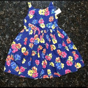 New Girls sz 6x Polo Ralph Lauren Flower Dress